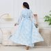 Women's Muslim Clothing New V Neck Two Piece Suit Temperament Elegant Dress_ecoleips.com