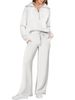 European American Foreign Trade 2024 Autumn Winter Casual Two-piece Sports Suit With Zippered Long-sleeve Sweatshirt And_ecoleips.com