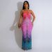 Women's Clothing Printing New Fashion Sexy Slim Hip Dress Hot Diamond Long Skirt Female_ecoleips.com