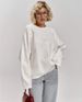 Oversized Heart Embroidered Sweater – Chunky Knit Round Neck Pullover, Cozy & Cute For Fall/Winter (Soft Pink)_ecoleips.com