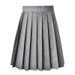 Black Short Anti-Fray Pleated Irregular Mermaid Skirt JK Uniform_ecoleips.com