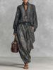 Women's Clothing Spring Autumn Women's High-End Retro Style Paisley Patterned Suit European American Fashion Inspired_ecoleips.com