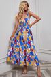 Self Shooting Cross Border Spring Sexy Backless Printed Holiday Style Suspender Dress For Women_ecoleips.com