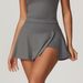 Women's Clothing A Line One Piece Short Skirt For Women Tight High Waist Yoga Wear Running Fitness Anti Exposure Sports Skirt 8819_ecoleips.com
