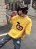Y2K Aesthetic Vintage T Shirts Women Summer Funny Cartoon Print Loose Tops Grunge O Neck Casual Japanese Harajuku Graphic Tees_ecoleips.com