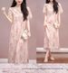 Chinese-style Modified Spring Cherry Blossom Cheongsam Dress|Embroidered Lace Slim-fit Dress 2025 Summer New Style_ecoleips.com