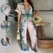 Women's Floral Print Jumpsuit – Sleeveless, High-Waisted & Slimming For Spring Elegance_ecoleips.com