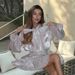 Elegant Temperament Suit For Women 2025 Spring Summer New Bowknot Puff Sleeve Tie Pleated Top Waist-Cinching Skirt_ecoleips.com