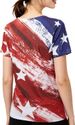 American Flag 4th Of July T Shirt Women Patriotic USA Graphic Star Stripes Fourth July Tee Casual V Neck Tee Tops_ecoleips.com