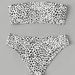 Women's Clothing Women's Two Piece Swimsuit Set Fresh Polka Dot Print High-Waisted Strapless Style For Formal & Casual For Women_ecoleips.com