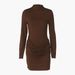 European And American Best-selling New 2025 Early Autumn Fashion Slim-fit Back-zip Bodycon Dress Women, Wholesale For_ecoleips.com