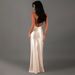 Women's Clothing Women's Sexy Deep V Halter Neck Backless Ribbon Slit Dress European American Fashion Formal & Casual_ecoleips.com