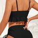 2024 European And American New Solid Color Two-Piece Swimsuit Sexy Back Strap Hot Spring Style Export Bikini_ecoleips.com