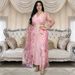 Muslim Suit Dress Spring New Sequin Ribbon Robe_ecoleips.com
