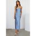 Women's sexy slim dress with back tie _ecoleips.com