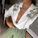 K New Printed Long Sleeved Single Breasted Long Pants Set, Casual And Loose Two-piece Set_ecoleips.com