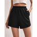 Aria Basics Aria Basics 2022 Summer Women's Fashion European And American Cross-Border Elastic Waist Loose Wide-Leg Solid Color Casual_ecoleips.com