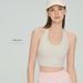 Aido NUF Halter Neck Beauty Back Vest Women's Top One-Piece With Chest Pad Sports Bra Fitness Yoga Wear_ecoleips.com