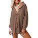 Women's Clothing Women's Autumn And Winter New Loose Waffle Casual Commuting Versatile Shirt_ecoleips.com