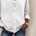 Spring Women's Clothing Ruffled Long Sleeved Cotton Shirt American Style Casual Fit Top For Ladies_ecoleips.com