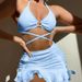 Women's Clothing Sexy Three Piece Beach Swimsuit Bikini_ecoleips.com