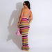 Women's Clothing Backless Suspender Print Dress Female Fashion Casual Long Dress Female_ecoleips.com