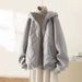 Stylish -Inspired Winter Hooded Jacket For Women - Quilted Short Coat With Thickened Warmth_ecoleips.com