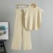 Women's Clothing Summer New Fashion Suit Solid Color Sleeveless Vest Sweater Wide Leg Trousers Two Piece Suit Female Trend_ecoleips.com