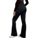 High Waist Maternity Flared Trousers Wide Leg Casual Slim Fit Cross Belly Support Belt European American Style Pregnant Women Pants_ecoleips.com