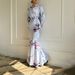 2025 Spring New Women's Solid Color Long Sleeve Tie Coat And Skirt Fashion Set_ecoleips.com