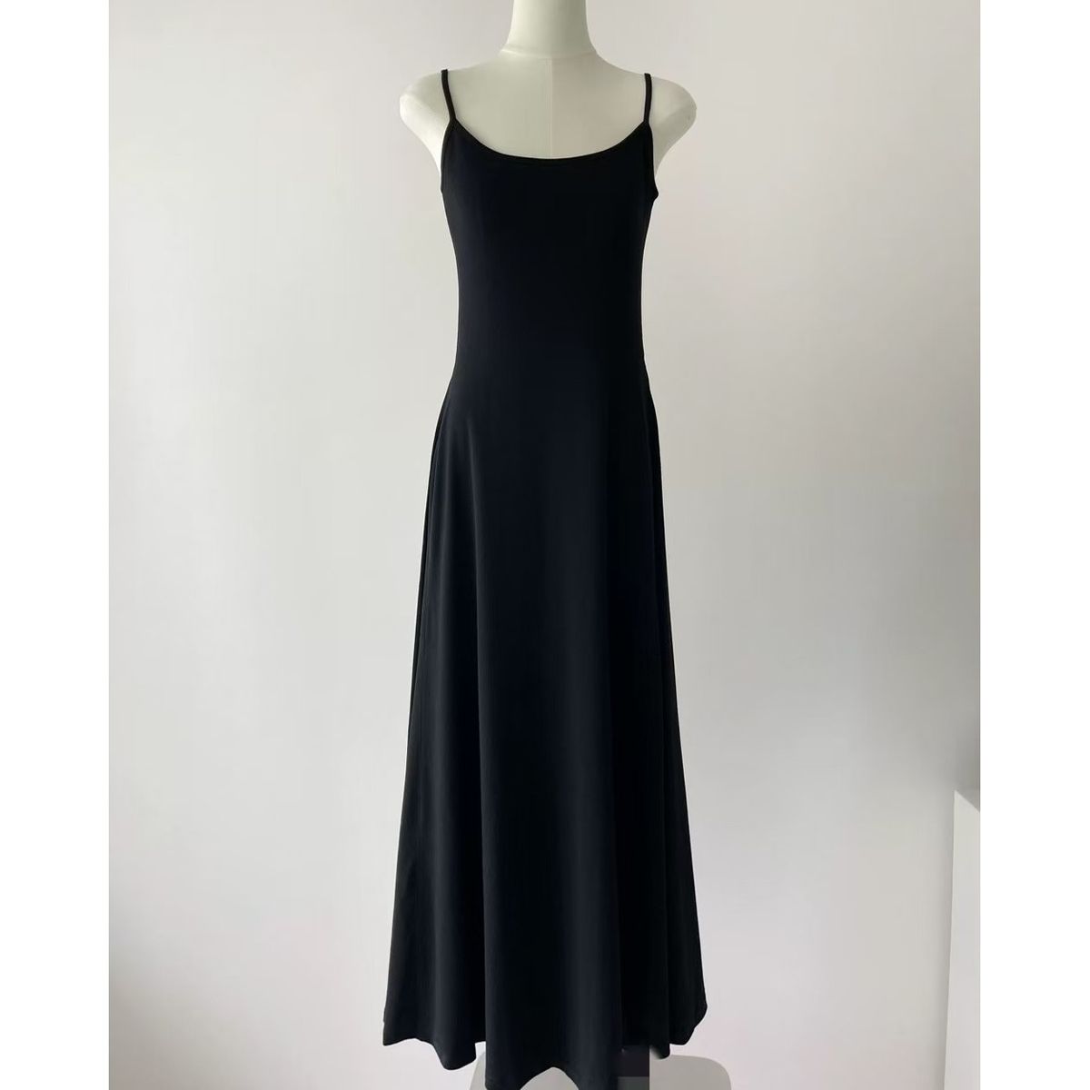 Summer New Plus Size Loose Strap Dress Over Knee Length Vest Dress Versatile Inner And Outer Wear Casual Elegant A-Line Skirt_ecoleips.com