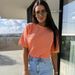 Women's Clothing Summer Casual Striped Women's T-Shirt Crew Neck Loose Color Block Short Sleeve Top_ecoleips.com