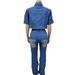 Fashionable Denim Suit for Women Thin Retro European American Style Set with Casual Comfortable Pants And Trendy Denim Jacket_ecoleips.com