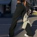 Voya 2026 Foreign Trade Women's Clothing Spring/Summer New American Workwear Style Casual High Waist Street Loose Long Pants_ecoleips.com