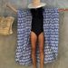Women's Beach Cover Up – 100% Cotton Leaf Print Kimono – Lightweight Sun Protection Swimwear Wrap – Plus Size Friendly – Vacation Essentials_ecoleips.com