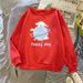 women's Clothing 2023 Spring And Autumn New Korean Style Cartoon Print Student Loose Class Uniform_ecoleips.com