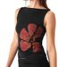 Women's Slim Fit Floral Print Vest Sleeveless round Neck Pullover T-Shirt European American Style Hot Girl Clothing_ecoleips.com