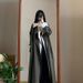 Contrasting Color Trench Coat Women's 2025 Spring And Autumn New Models Are Popular This Year, British Style Is Super Good-looking, Tall Long Coat_ecoleips.com