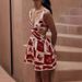 Fashionable Printed 3D Lace Trim Suspender Dress Independent Website Cross Border E Commerce New Product for Women Item Number 8050_ecoleips.com