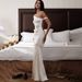 Women's Sexy One Shoulder Sleeveless Elegant Satin Backless Tie up Dress European American Cross Border New 2025_ecoleips.com