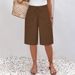 European American Cross-border New SHEIN Foreign Trade Women's Clothing Pocket Casual Shorts And_ecoleips.com