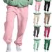 Women's Fleece-Lined Sweatpants | High-Waisted Loose Fit Thermal Pants | Winter Warm Lounge Pants With Pockets | Plus Size Casual Trousers (S-4XL)_ecoleips.com