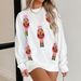 Anime-Inspired Glitter Sweatshirt – Oversized Long Sleeve Graphic Hoodie (XS/S/M/L, Pink/Ivory)_ecoleips.com