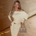 Hot-Selling Women's 2025 Summer New Fashion Slim Off-Shoulder Sleeve Versatile Long Dress Wholesale_ecoleips.com