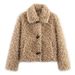 Trendy Faux Fur Coat Women's Fashion Outerwear Elegant Streetwear Loose Fit Long Sleeve Winter Coat_ecoleips.com