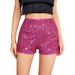 K Fashion Bead Slim Fit Sequin Solid Color Mid Waist Sexy Straight Leg Women's Shorts_ecoleips.com