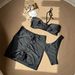 Women's Clothing New Sexy Rose Sling Solid Color Three Piece Swimsuit_ecoleips.com