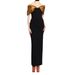"Elegant Off-Shoulder Bodycon Dress For Women – Slim Fit Long Formal Dress, High Waist, Sexy Party & Evening Gown (Purple/White/Black, S/M/L)"_ecoleips.com