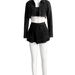 Women's Clothing Style Women's Three Piece Dress Set Acid Washed Distressed With Safety Shorts For Formal & Casual For Women_ecoleips.com