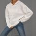 Women's Clothing Autumn And Winter New Fashion Casual Jacquard Hooded Long Sleeved Sweater Women_ecoleips.com